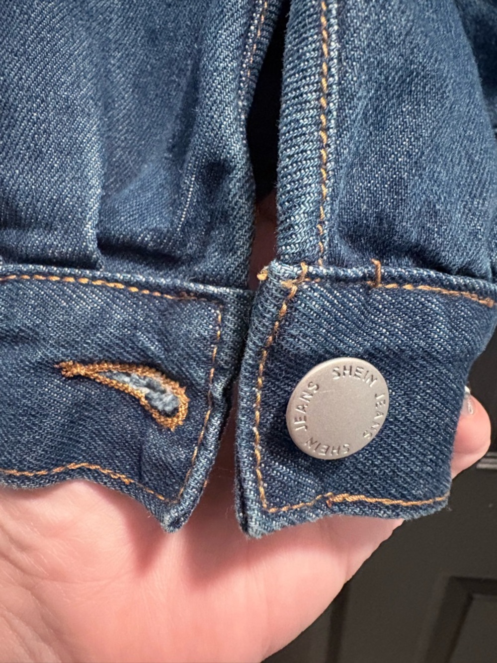 Classic Blue Denim Jacket-Half top - Picture 3 of 4